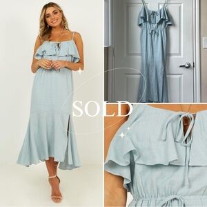 SOLD | Linen Maxi Dress - SOLD